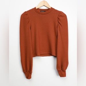 Lulu’s Balloon Sleeve Sweater- M